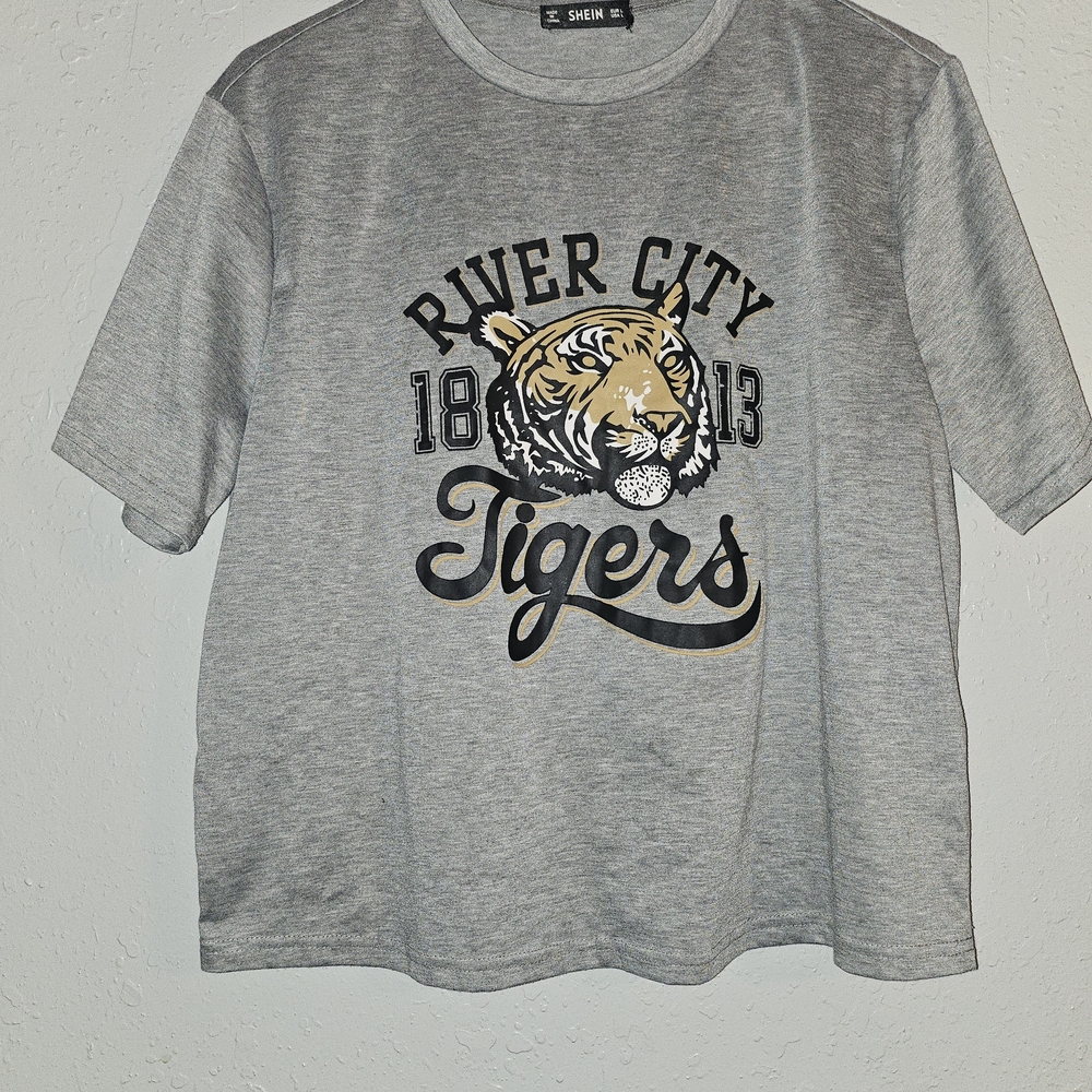 Gray River City Tigers Graphic T-Shirt